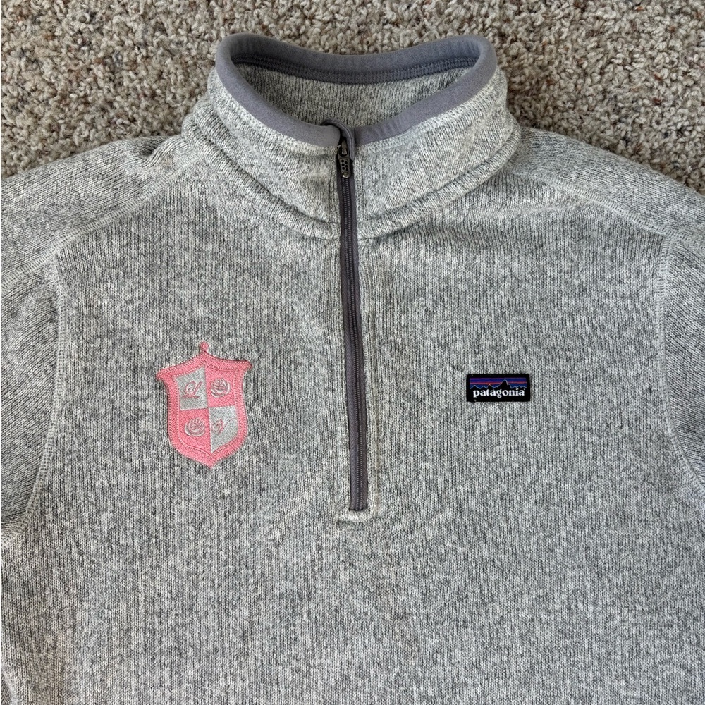 Patagonia Better Sweater Quarter-Zip Pullover Gray Size M - Picture 3 of 8